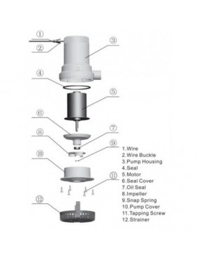 Sailflo 12v 2000Gph Sintine Pompası