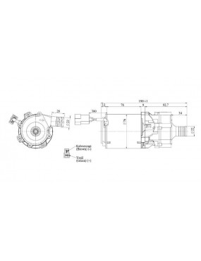 24V, Küçük Pompa 1250LT/H, ø22